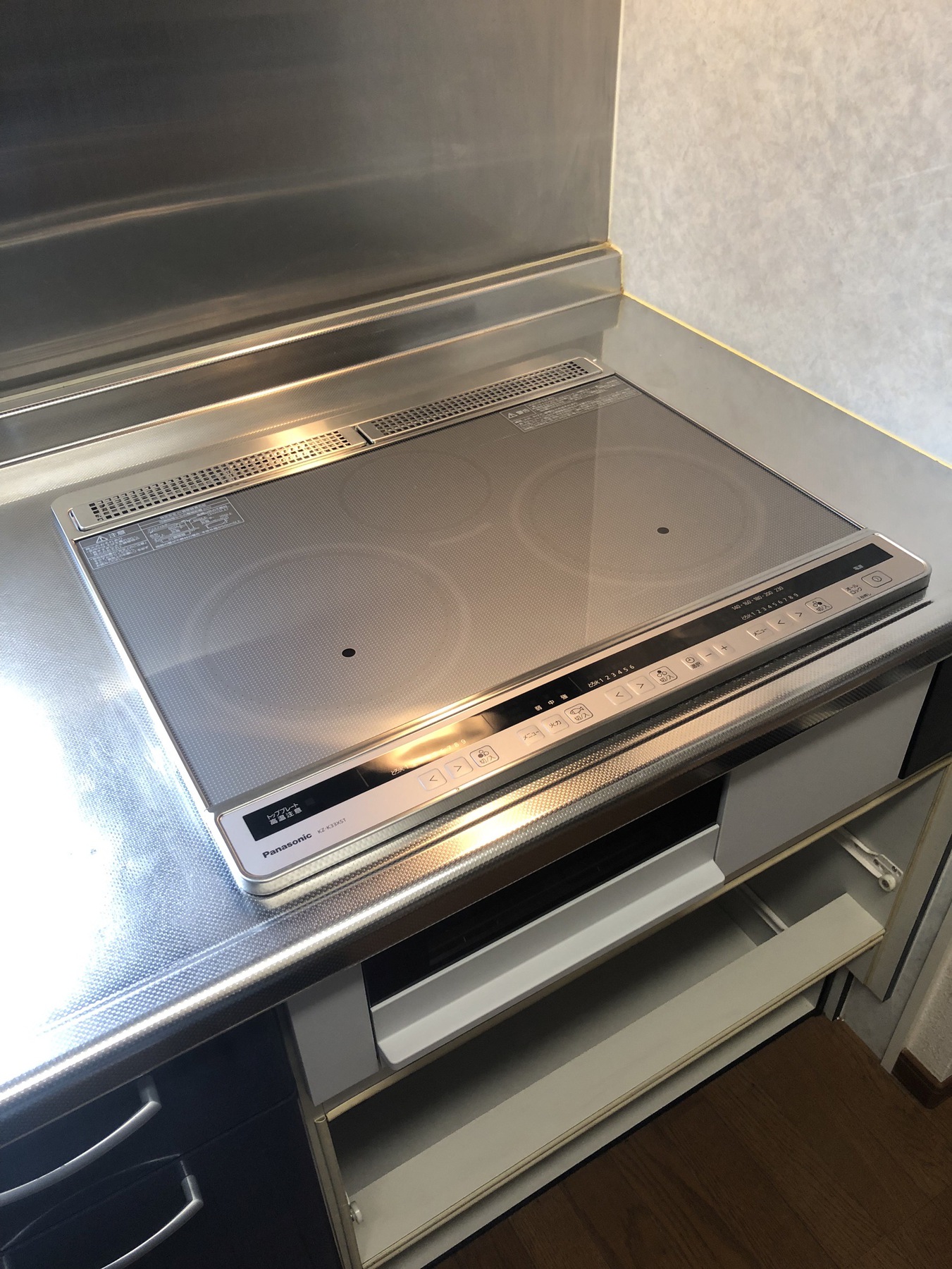 ビルトインIHコンロ取替　60㎝タイプの写真