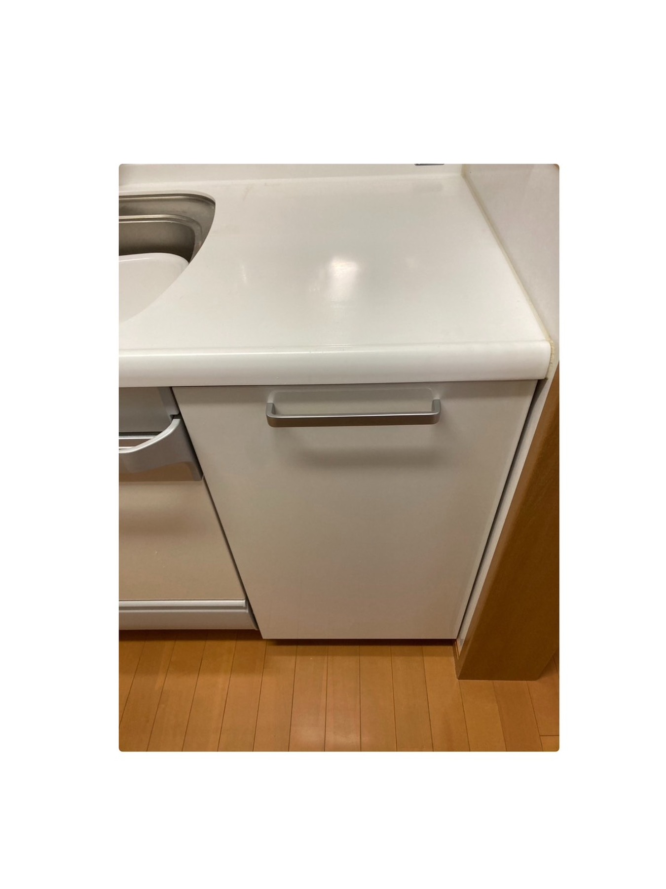 浅型食洗機→フロントオープン食洗機への写真