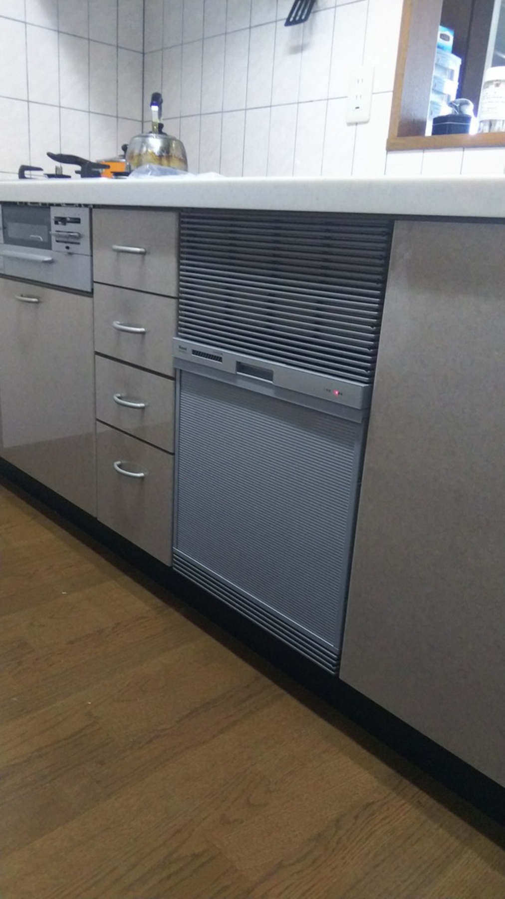 長野市リフォーム　食洗器新規設置工事のリフォーム写真